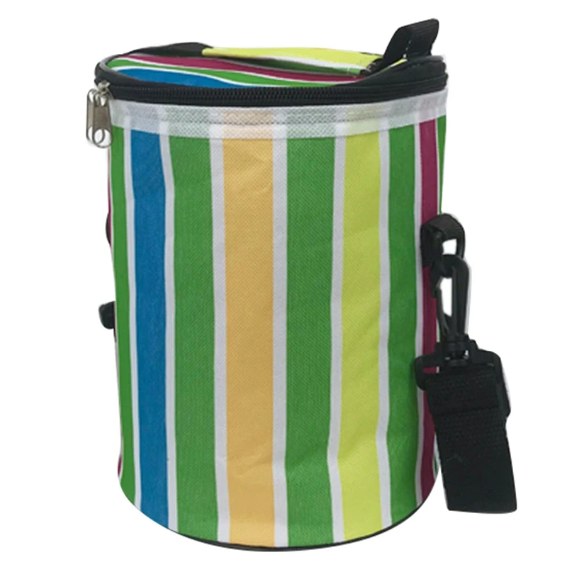 

4Pcs Thickened Insulation Bag Lunch Box Bag Rround Lunch Bag Student Tote Bag Portable Insulation Bag