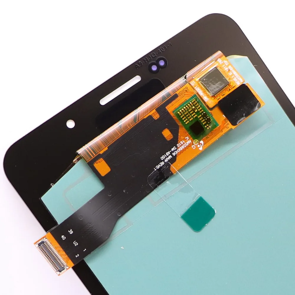 Подходит для samsung Galaxy AMOLED lcd A910 A9100 A910F/DS lcd сенсорный экран дигитайзер компонент с регулировкой яркости