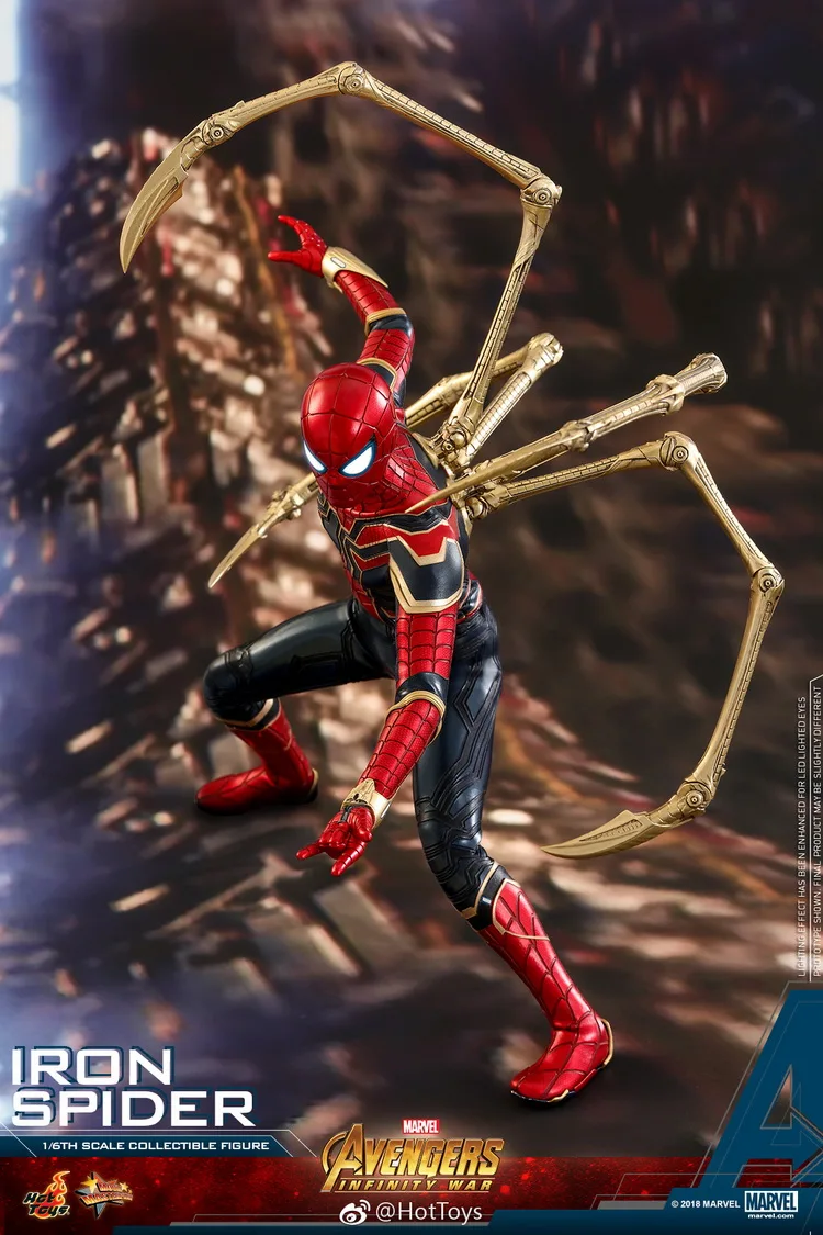 HT Hottoys MMS482 Avengers4 Железный Человек-паук коллекция Aciton фигурка для фанатов подарок на праздник