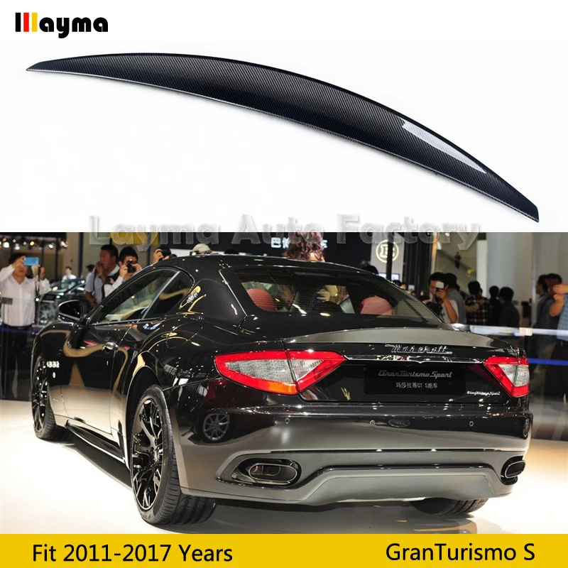 Nov Стиль углеродного волокна задний спойлер на багажник для Maserati Gran Turismo Спорт 4 7 T