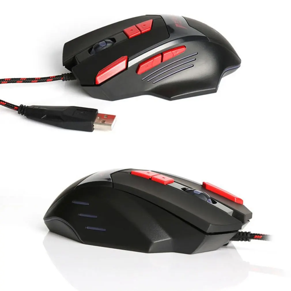 8D Usb кабель 7 скоростей переменная фотоэлектрическая игровая мышь дыхательный светильник часы Pioneer хоккейная игровая мышь