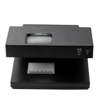 

Portable Desktop Counterfeit Bill Money Detector Cash Currency Banknotes Notes Checker Support Ultraviolet UV and nifier US P