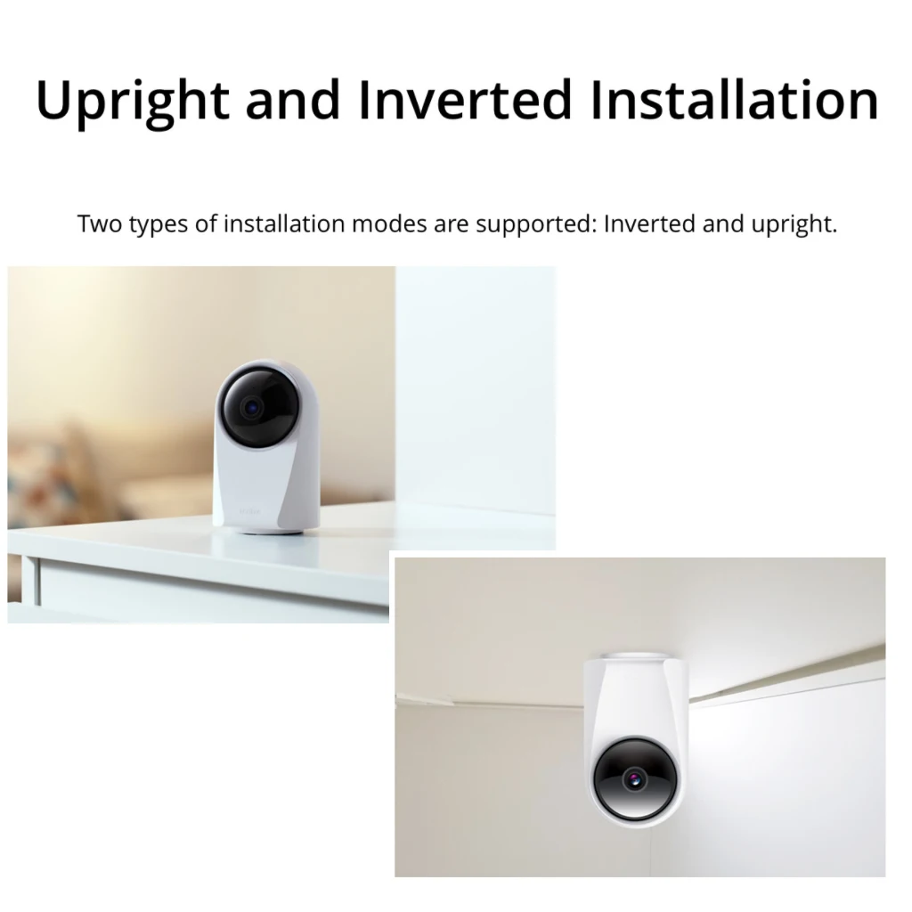 realme Smart Camera Wifi 360° 1080p Video Recording AI Motion Detection Monitor 360° Vision Supports up to 128GB Memory Card
