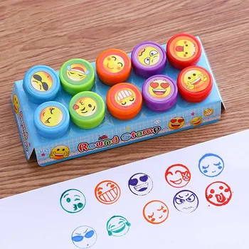 

10PCS Self-Inking Stamp Kids Party Favors Event Supplies for Birthday Party Toys Boy Girl Goody Bag Pinata Fillers