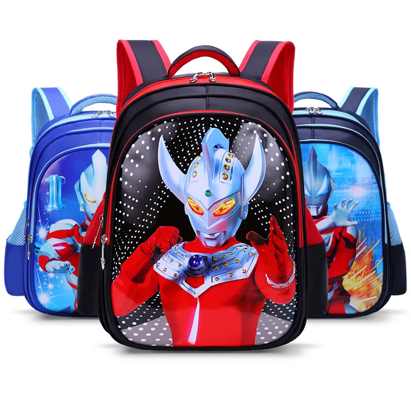

Schoolbag for Elementary School Students Men's CHILDREN'S School Bags 1-3-6 Grade Anime Cartoon Backpack Waterproof Kindergarten
