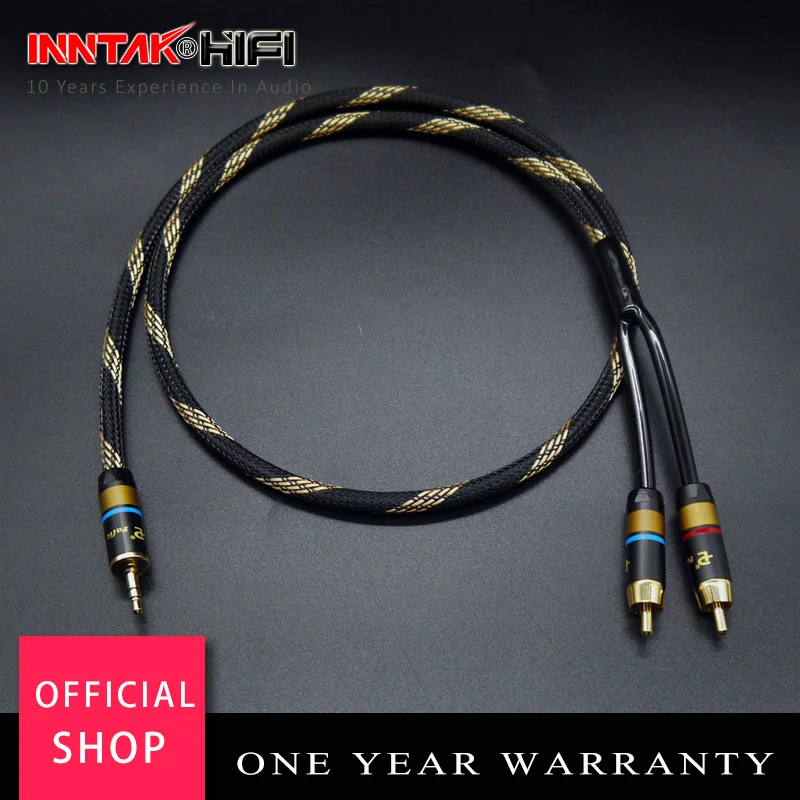HIFI CANARE L-4E6S 3 5 мм к 2 аудиокабелю RCA/0 м 1 | Электроника