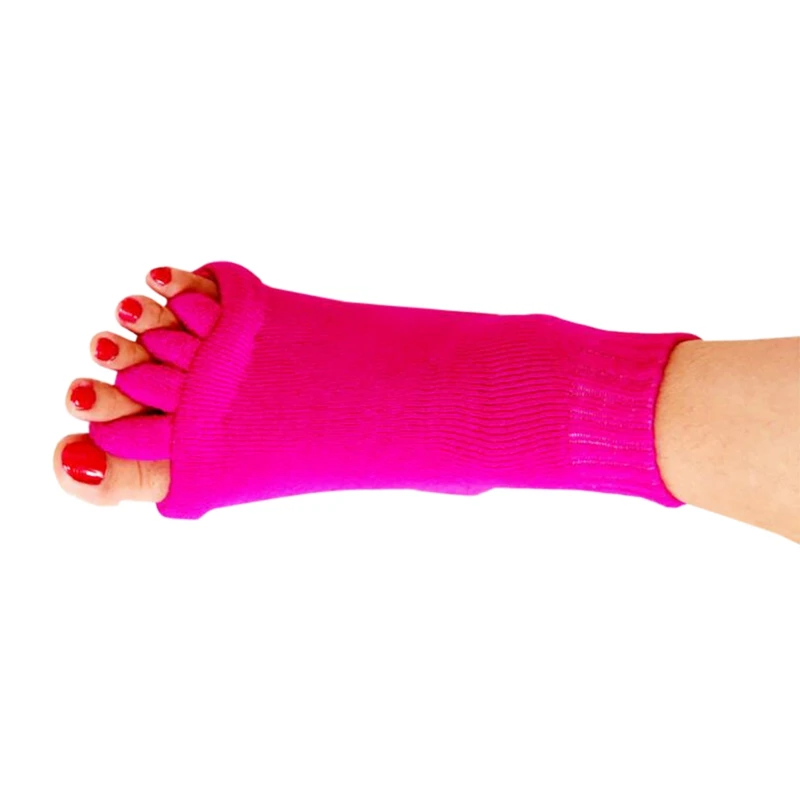 1 пара носки с пятью раздельными пальцами ортопедические разделители для пальцев Bunion корректор ортопедический Hallux вальгусная коррекция осанки эктропион