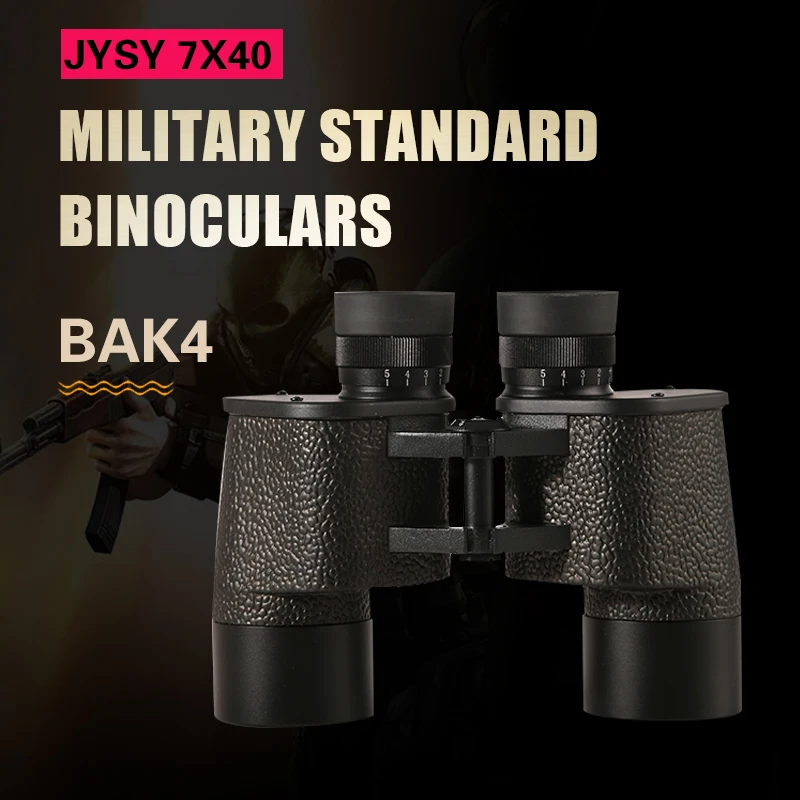 

7x40 military Binoculars waterproof Telescope Free Shipping Bak4 Professional Porro Prism Compact Leisure