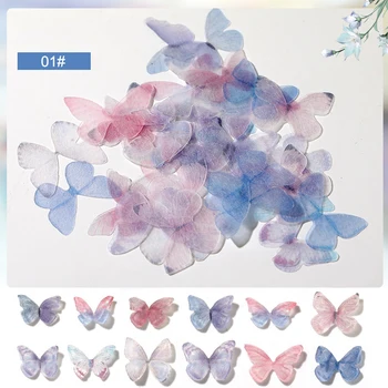 

Nail Stickers Set Heat Shrink 3D Butterfly DIY Nail Ornament Decoration Manicure Nail Patch HJL2019