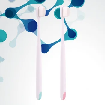 

2Pcs Postpartum Toothbrushes Soft Bristle Toothbrushes Oral Cleaning Brushes Oral Tool (Pink, Green)