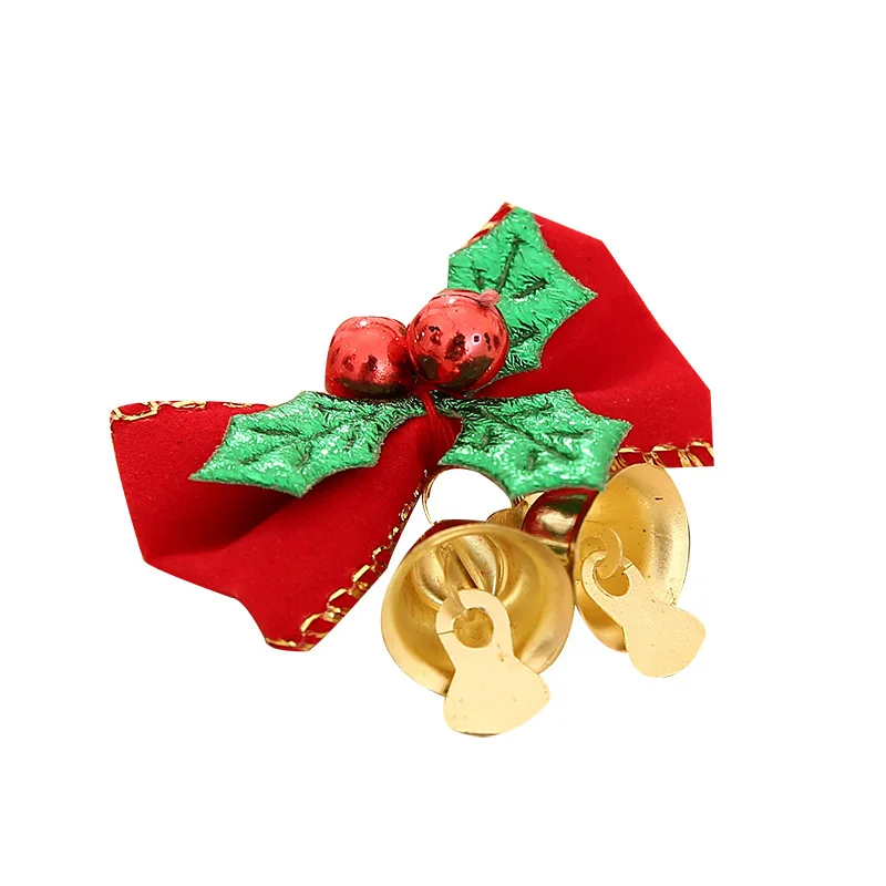 1 шт. Креативные украшения для рождественской елки с красным бантом, украшения на год, рождественские украшения Санта-Клауса, вечерние украшения с бантами