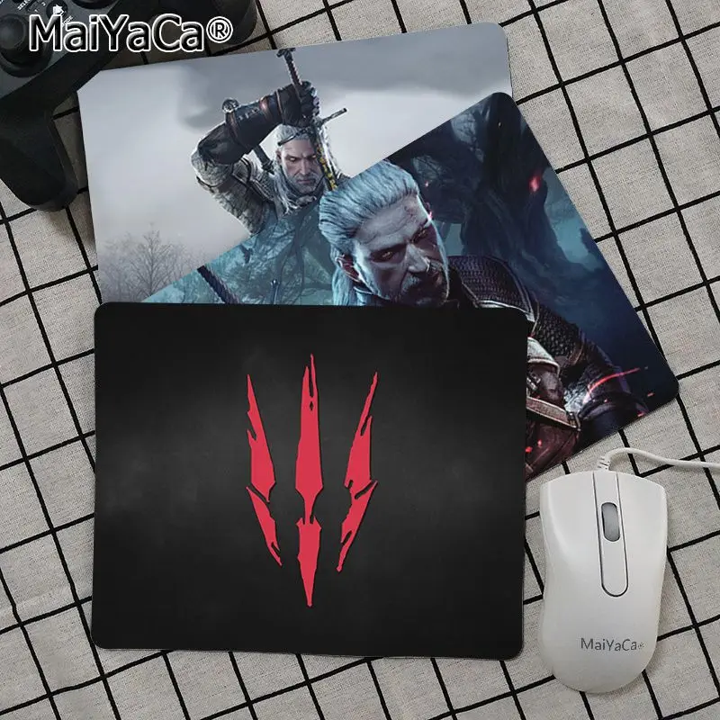 

Maiya High Quality The Witcher 3 small Mouse pad PC Computer mat Smooth Writing Pad Desktops Mate gaming mouse pad