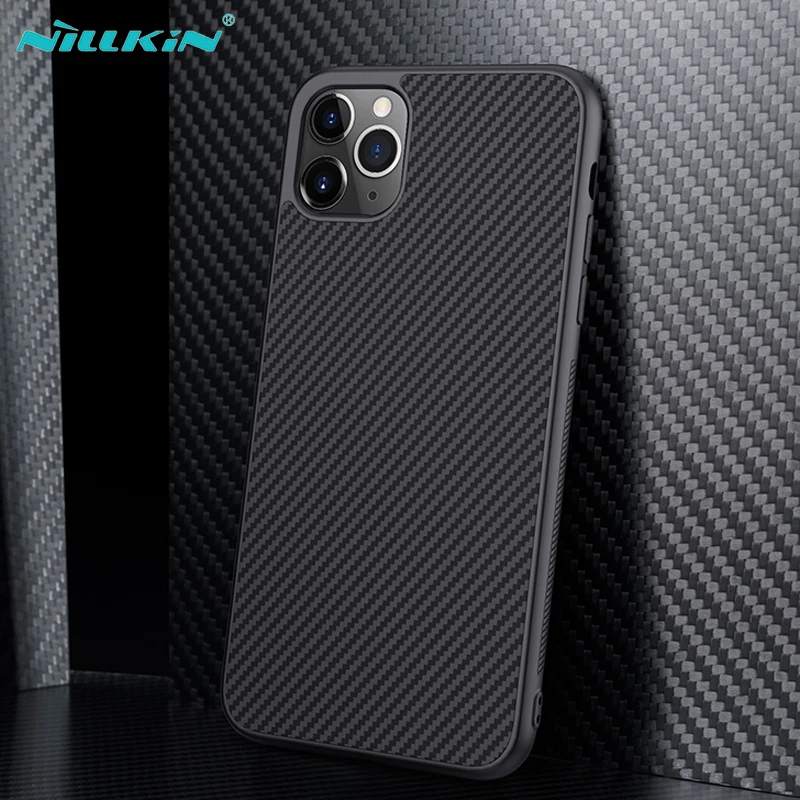 

Nillkin Case for iPhone 11 Pro Synthetic Fiber Carbon PC Back Cover Ultrathin Slim Phone Case for iPhone 11 Pro Max 6.1 6.5 inch