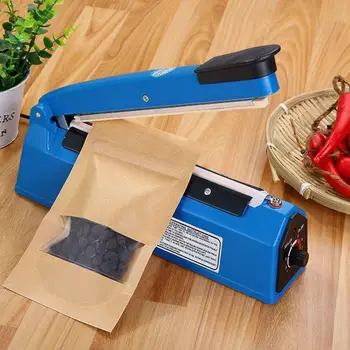 

Adoolla Press-type Heat Sealer PE PP Plastic Film Sealing Machine Kitchen Food Packing Tool