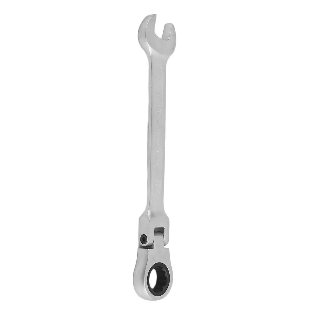 

Durable 8-19mm Movable Head Ratchet Spanner Wrench Wrench Flexible Head Tool Automotive Repair Hardware Tools