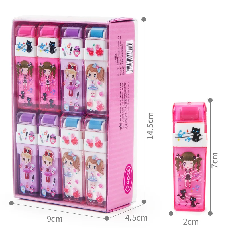

Cartoon Children Crayon 18 se mei shu Supplies-Washing Color Crayon Students Prizes