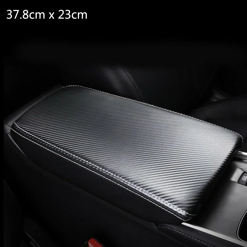 Carbon Fiber Center Console Armrest Box Panel Cover For Honda Accord 2018 2019