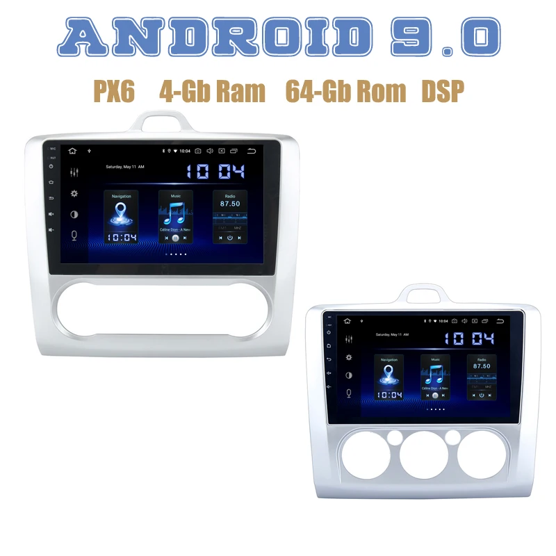 Perfect 9" PX6 Android 9.0 Car GPS Radio Player for ford focus II 2005-2011 with IPS DSP HDMI 4+64GB Auto Stereo Multimedia Headunit 0 Perfect 9" PX6 Android 9.0 Car GPS Radio Player for ford focus II 2005-2011 with IPS DSP HDMI 4+64GB Auto Stereo Multimedia Headunit 0