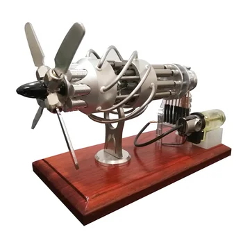 

16 Cylinder Stirling Engine Model Swash Plate Glass Hot Cylinder Engine Model Kit Model Educational Toy Gift For Child Kid Adult