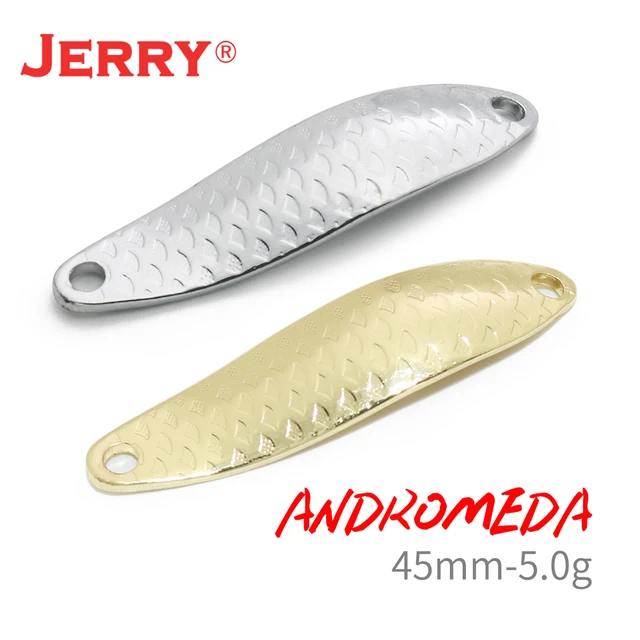 Jerry 50pcs 0.5g 0.8g 1.3g 2.5g Ultralight Micro Trout Spoons