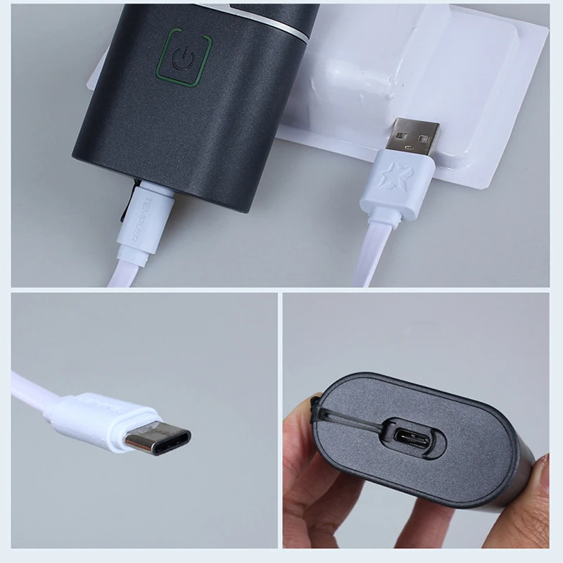 Электрическая бритва водостойкая USB портативная роторная двусторонний резец головка плавающая прямая белая бритва роторная 2 режущая