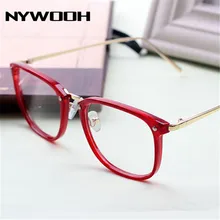 NYWOOH, оптические прозрачные очки, женские очки для близорукости, оправы для очков, мужские прозрачные линзы, металлическая оправа для очков