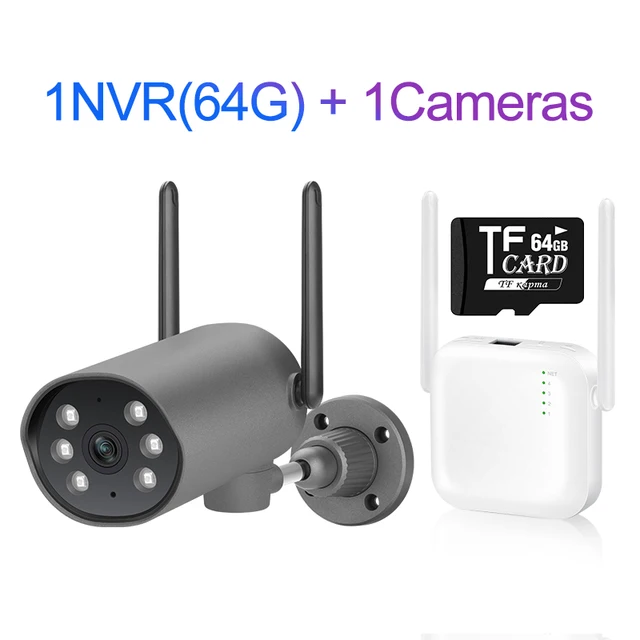 1 NVR 64GB 1 CAM
