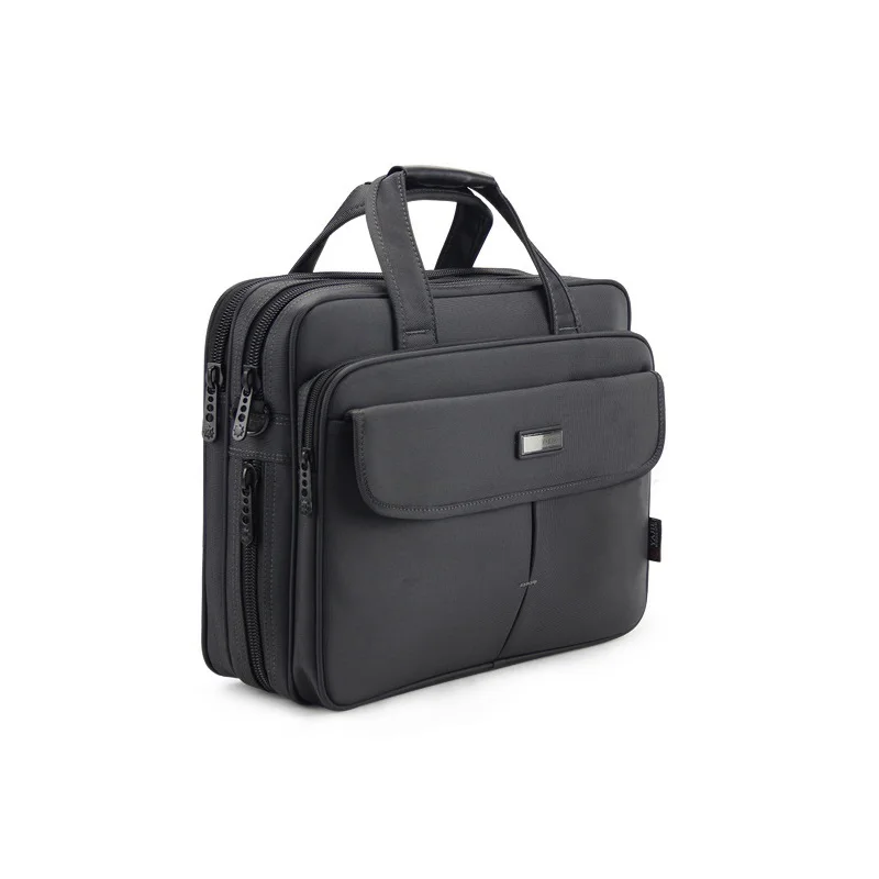 Фирменный мужской портфель для ноутбука 16 дюймов, водонепроницаемая оксфордская деловая сумка для мужчин, Большая вместительная сумка через плечо