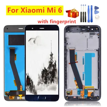 

NEW For Xiaomi Mi 6 Mi6 LCD Display Touch Screen With Frame Digitizer Assembly For Xiaomi Mi6 LCD Replacement Parts Free tools