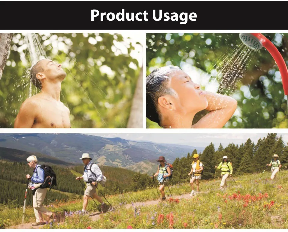 Portable Camping ShowerCar Washer 3.7V Wireless Car Shower DC pump pressure shower Outdoor Travel Caravan Van Pet Water Tank (3)