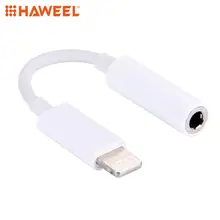 HAWEEL 8 Pin до 3,5 мм аудио адаптер для наушников, для iPhone 7/7plus/6& 6s/6 Plus& 6s Plus
