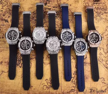 

HUBLOT Luxury Brand quartz Mens Watches Quartz Watch Stainless Steel Strap men's wristwatch classic business dress men's watch