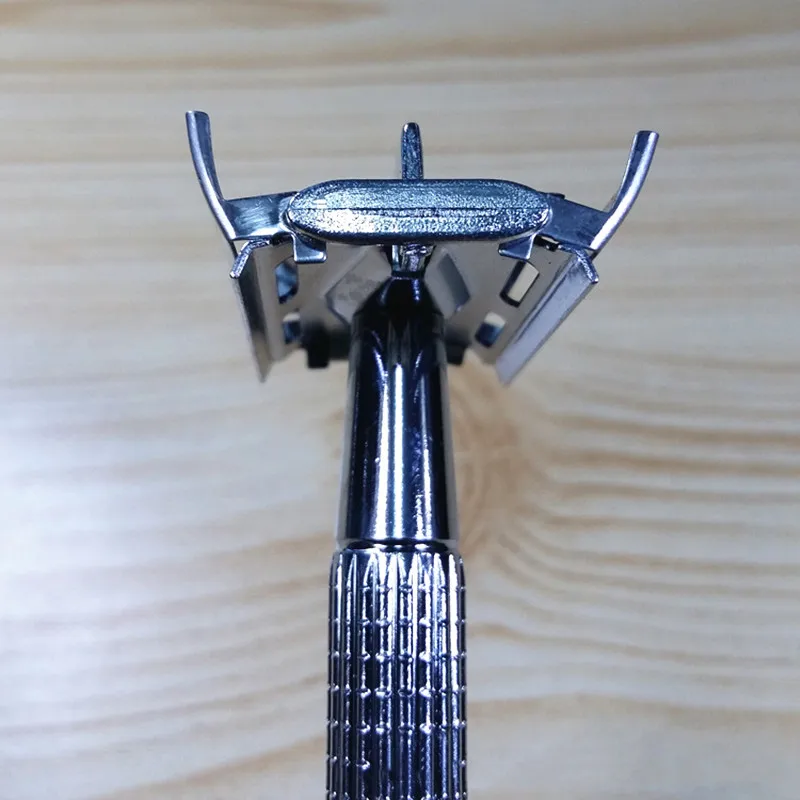 Safety Razor Double Stainless Steel Edge Barber Straight Men's Shaving Face Blades Shaving Machine Sharpener Brush Storage Box