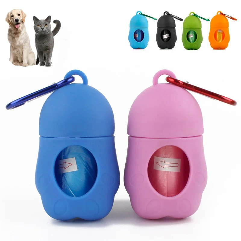 Portabl Dog Poop Waste Bag Storage Box Pet Supplies Garbage Bags Carrier Holder Cleaning Tool Litter Picker Dispenser Pouch | Дом и сад
