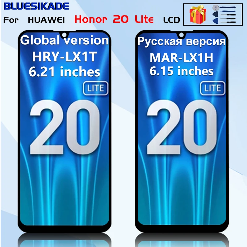 ЖК-дисплей для Huawei Honor 20 lite MAR-LX1H сенсорный экран 20i дисплей HRY-LX1T запасные части |