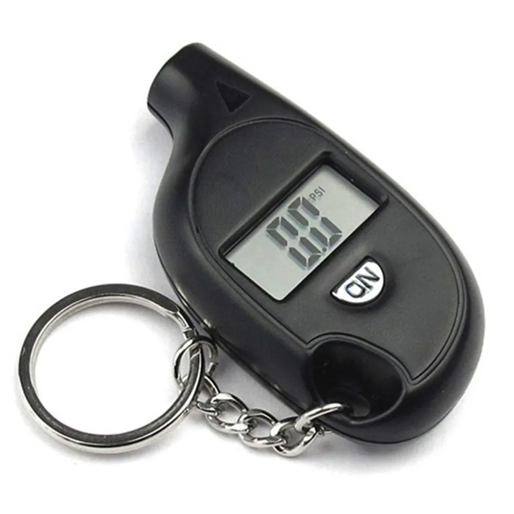 

Mini Car Tire Pressure Digital Display Keychain Gauge Meter Manometer Barometers Tester Digital LCD Tyre Air For Auto Car Tools