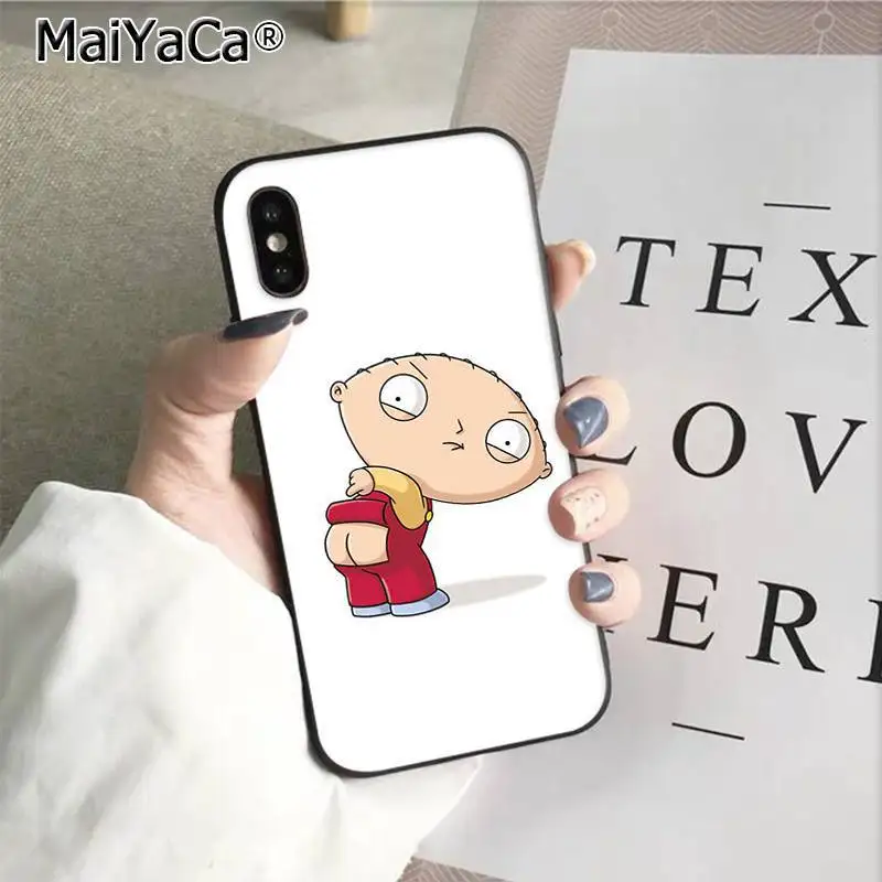 Роскошный чехол для телефона MaiYaCa FAMILY GUY с рисунком для Apple iphone 11 pro 8 7 66S Plus X XS MAX 5s SE XR, чехлы для мобильных телефонов