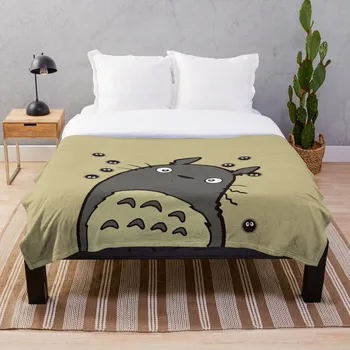 

Soft Blanket for Bed Sherpa Flannel Fleece Blanket Home Travel Sofa Soft Throw Blanket Totoro Susuwatari