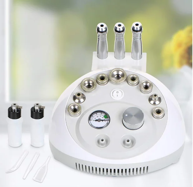 3 In 1 Diamond Dermabrasion Microdermabrasion Machine, Vacuum Diamond Facial Peeling Dermabrasion Device, Pore Cleaning Blackhea