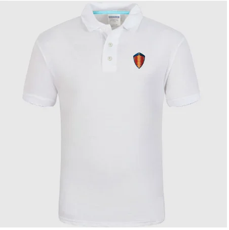 Рубашка поло с логотипом Koenigsegg, мужская летняя рубашка поло с коротким рукавом, Хлопковая весенняя повседневная мужская рубашка поло m f