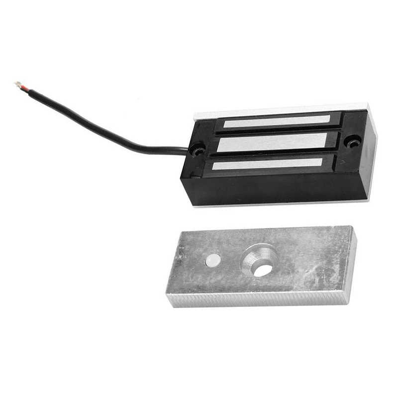 Высокое качество DC12V 60 кг Мини магнитный дверной замок шкафа ящика электронной безопасности для защиты от краж