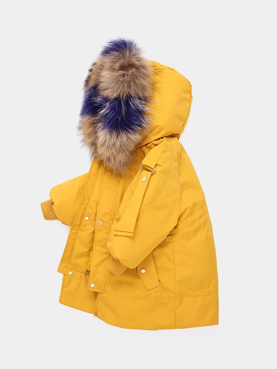 GLO-STORY, зима, новые модные детские зимние пальто с меховым капюшоном и карманами, пуховики, ветровка для мальчиков и девочек