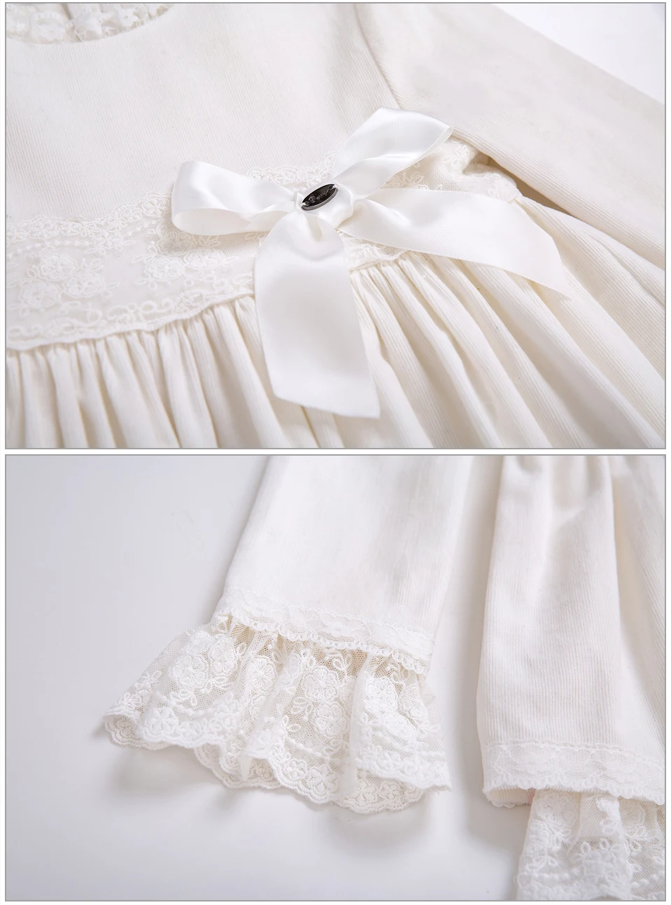 Pettigirl/Белое вельветовое платье принцессы для девочек; жилет из искусственного меха; повязка на голову; свадебные платья; одежда для детей; G-DMCS206-183