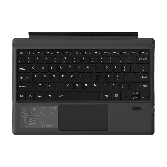 Microsoft-surface pro 3/4/5/6/7用の超薄型bluetoothワイヤレスキーボード