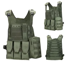 Тактический амфибия Молл жилет камуфляж военный жилет боевой штурмовой пластины Перевозчик охотничий защитный жилет
