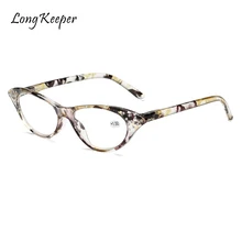 Классический Печать очки в стиле «кошачий глаз для чтения очки с бесцветными линзами дальнозоркости, аксессуары для глаз, солнцезащитные очки+ 1,0+ 1,5+ 2,0+ 2,5+ 3,0+ 3,5+ 4,0 унисекс