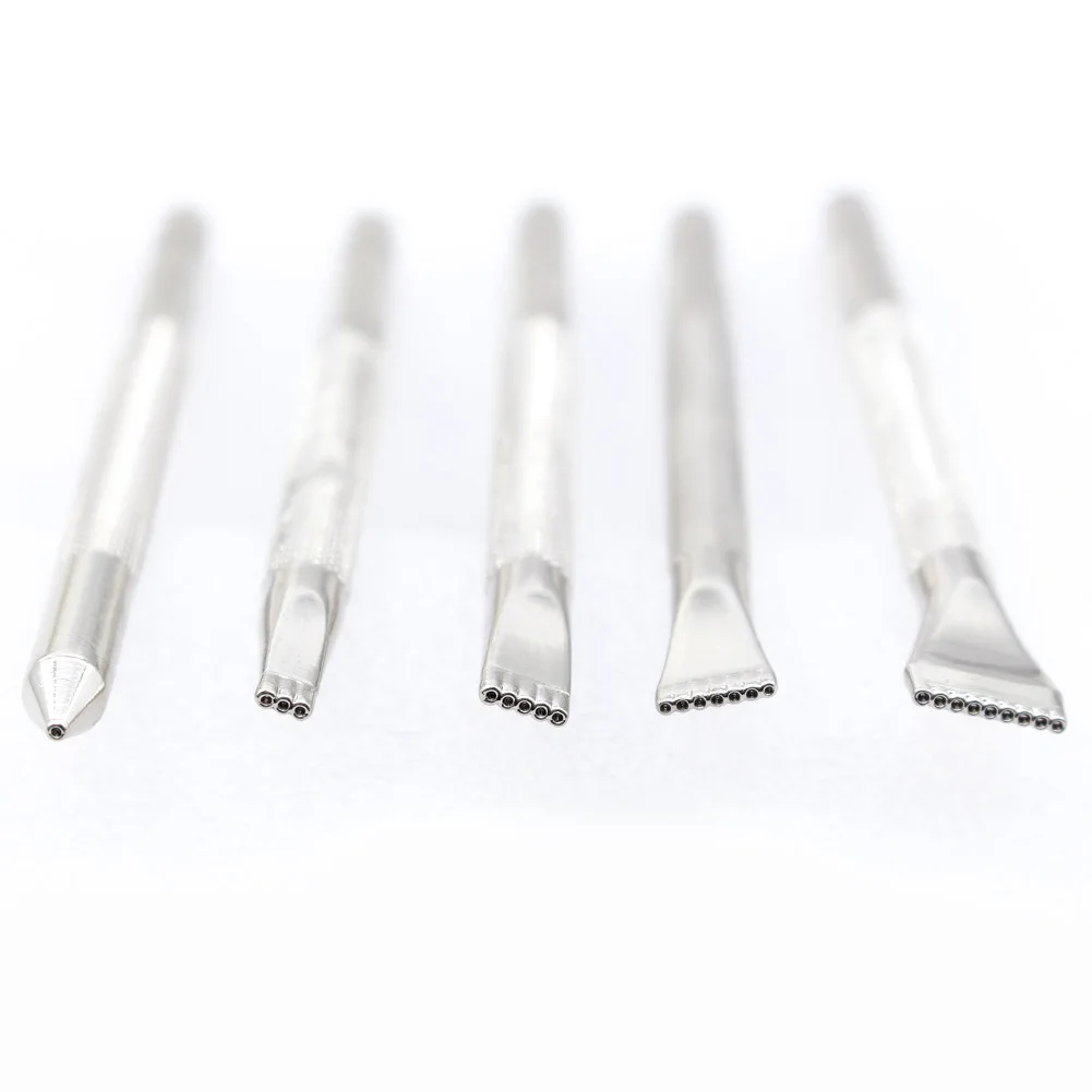 Leather Stamp Tool Stamping Working Carving Punches Tools Craft Saddle Dots Background Leathercraft Printing leather craft stamps carving printing tools
