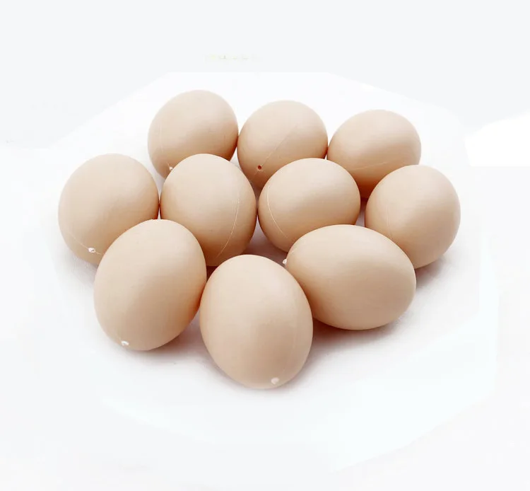 10 шт. 5*4 см Маленькие искусственные яйца для моделирования куриный домик Клетки Аксессуары Руководство гнездо яйцо детские игрушки живопись приколы