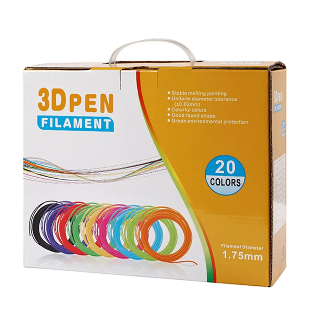 

10m/Color 3D Printing Filament 1.75mm Diameter Filament High Precision 3D Printer Supplies Materials For 3D Printing Pen