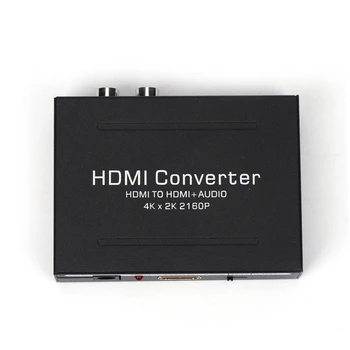 

1080P Hdmi To SPDIF Optical 4K RCA L/R Analog Audio Extractor Converter Splitter(US Plug)